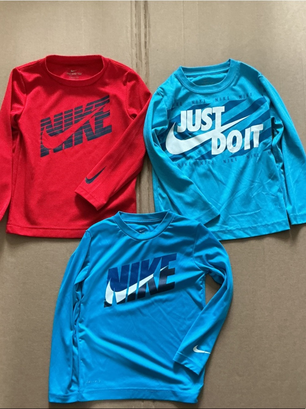 Nike Kids Long-Sleeve Logo Tees - 4T